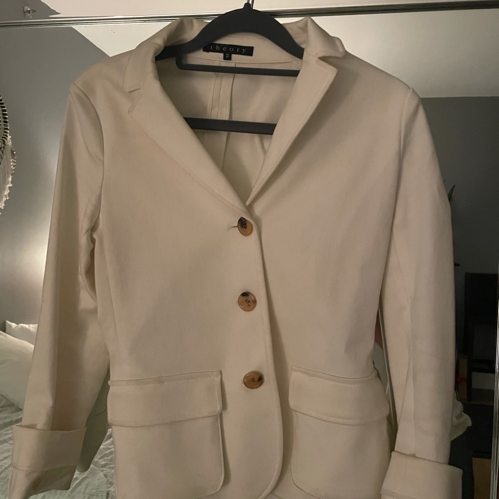 White Theory Blazer Size 2